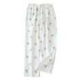 thumbnail image 2 of PEASKJP Pantalon d'Été pour Femmes Pantalon Large à Taille Haute, un M, 2 of 4