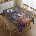 thumbnail image 2 of Multicolor Paisley Pattern Rectangle Tablecloth 60"x84",Waterproof Polyester Rectangle Table Cloth, Wipeable Spillproof Polyester Tablecloth for Dining, Camping, Indoor and Outdoor, 2 of 5
