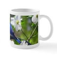thumbnail image 2 of CafePress - Bluebird & Dogwood Mug - 11 oz Ceramic Mug - Novelty Coffee Tea Cup, 2 of 6
