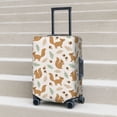 thumbnail image 3 of Wukai Squirrel And Leaves Elastic Luggage Cover: Personalized Protection for Your Suitcase - Fits 19~29-inch, Washable & Durable Travel Companion-Medium, 3 of 8