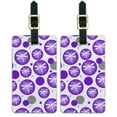 thumbnail image 1 of Graphics and More Purple Dragonfly Dragonflies Luggage Suitcase Carry-On ID Tags Set of 2, 1 of 1
