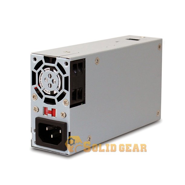 SolidGear Flex 180W Power Supply - ATX, 40mm Fan, 15" Long Cables, Low