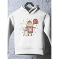 thumbnail image 3 of Christmas Girl And Penguin Hoodie Toddler -Image by Shutterstock,  4 Toddler, 3 of 4