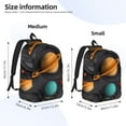 thumbnail image 2 of Lafuoo Solar System Paper Art Pattern Canvas Backpack, Zipper Laptop Backpack Travel Bag Sports Bag Unisex-Small, 2 of 5