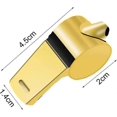 thumbnail image 2 of Whistles, Metal Sports Whistle With Lanyard, Metal Sports Whistles With Lanyard, For Sports, Basketb, 2 of 5