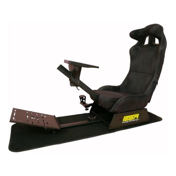 Simulador de Carreras Prekop Simracing Oval Gamuza Base Palanca y Tapete