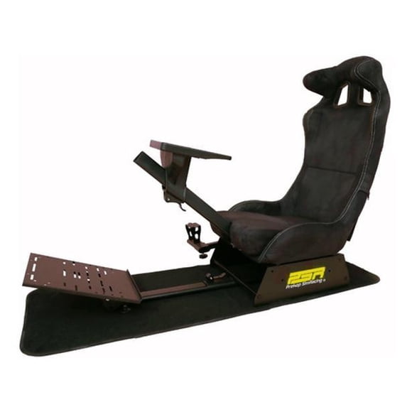 Simulador de Carreras Prekop Simracing Oval Gamuza Base Palanca y Tapete