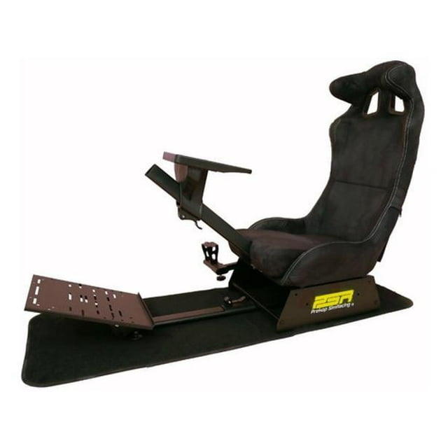 Simulador de Carreras Prekop Simracing Oval Gamuza Base Palanca y Tapete
