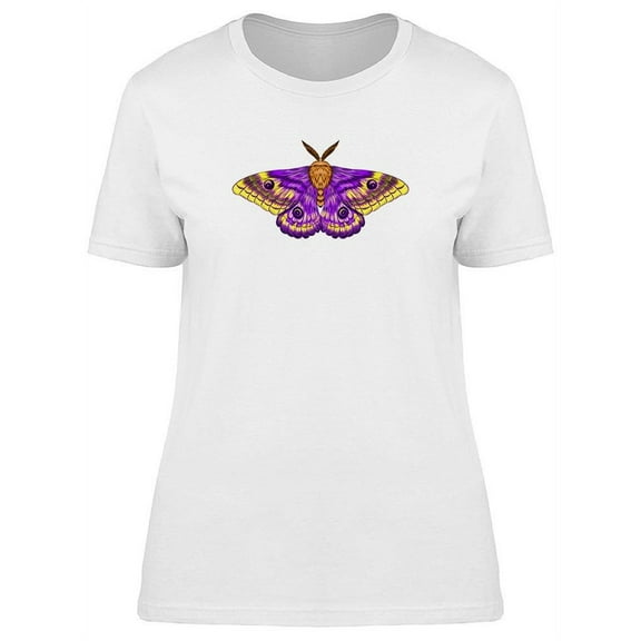 Purple Moth T-Shirt Women -Image by Shutterstock, Female Small