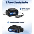 thumbnail image 3 of POWER Cordless Tire Inflator (Blue), 3 of 5