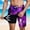 a_Purple, variant on Mens Swim Trunks with Compression Liner Bathing Suit 7 Inch Quick-Dry Swimming Shorts