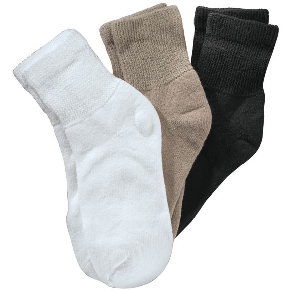 Diabetic Ankle Socks - 3 Pack