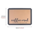 thumbnail image 1 of MYG Silicone Anti-slip Kitchen Draining Mat Coffee Machine Pad Placemats Drain Pads, 1 of 8