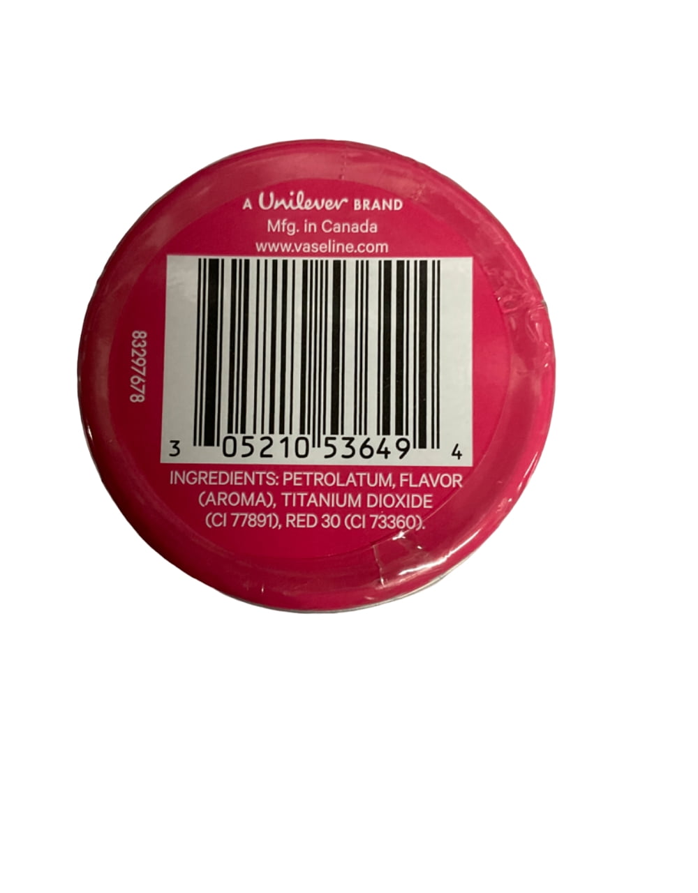 Vaseline Lip therapy Rosy Lips  FLOWERS TIN Purple & Pink 0.6 Oz / Pack of 6