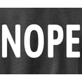 thumbnail image 2 of Nope Sweatshirt Dark Heather (2XL), 2 of 4