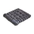 thumbnail image 3 of Cojín del piso de la almohadilla de la silla Cojín no Slip Square Cookie Linda almohada de taburetes Tatami Cuschion para el piso Oficina de acampar Gris profundo, 3 of 8
