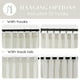 thumbnail image 5 of Cortinas SHINELAND para puertas corredizas, 254 cm, filtro de luz, 5 of 9