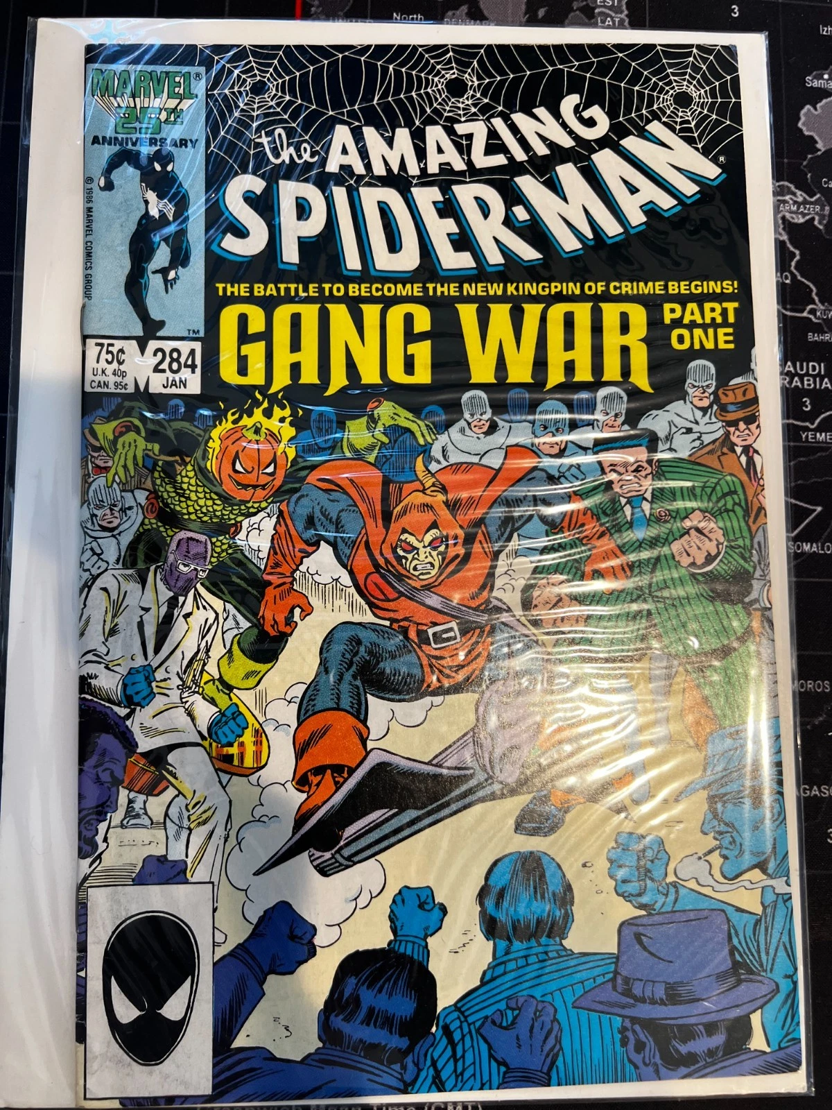 Amazing Spider-Man #284 Signed Jim Salicrup