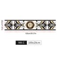 thumbnail image 2 of Staircase Sticker Removable Moisture-Proof Waterproof Wallpaper Steps Decals Hotel Home Bathroom Basin Baseboard Renovation Type3 M, 2 of 6