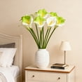 thumbnail image 6 of Elainilye Artificial Calla Lily Flower Bouquet, Realistic Fake Green Plants for Home Decor, Living Room Dining Table Flower Arrangement, UV Resistant, 6 of 6