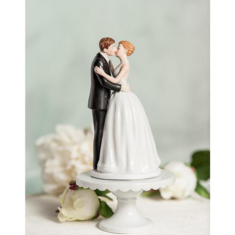 Kissing Couple Cake Topper Set