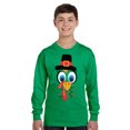 thumbnail image 2 of Awkward Styles Thanksgiving Youth Sweatshirt Turkey Face Crewneck Tee for Kids, 2 of 5