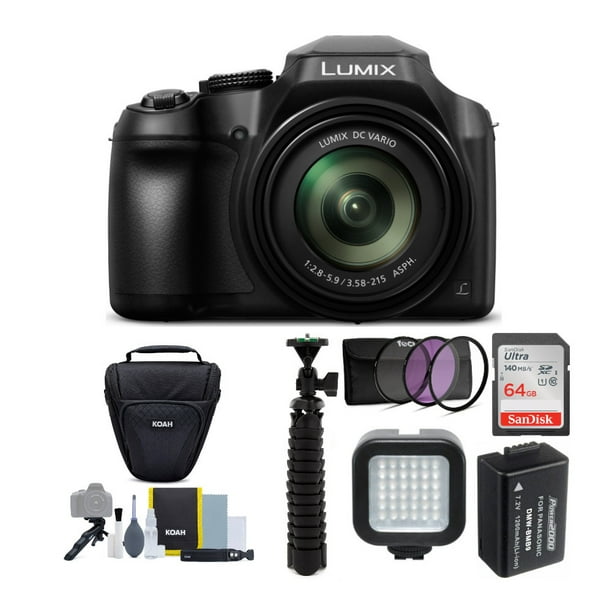 Panasonic LUMIX FZ80 18.1MP Point and Shoot Zoom Camera with 64GB SD