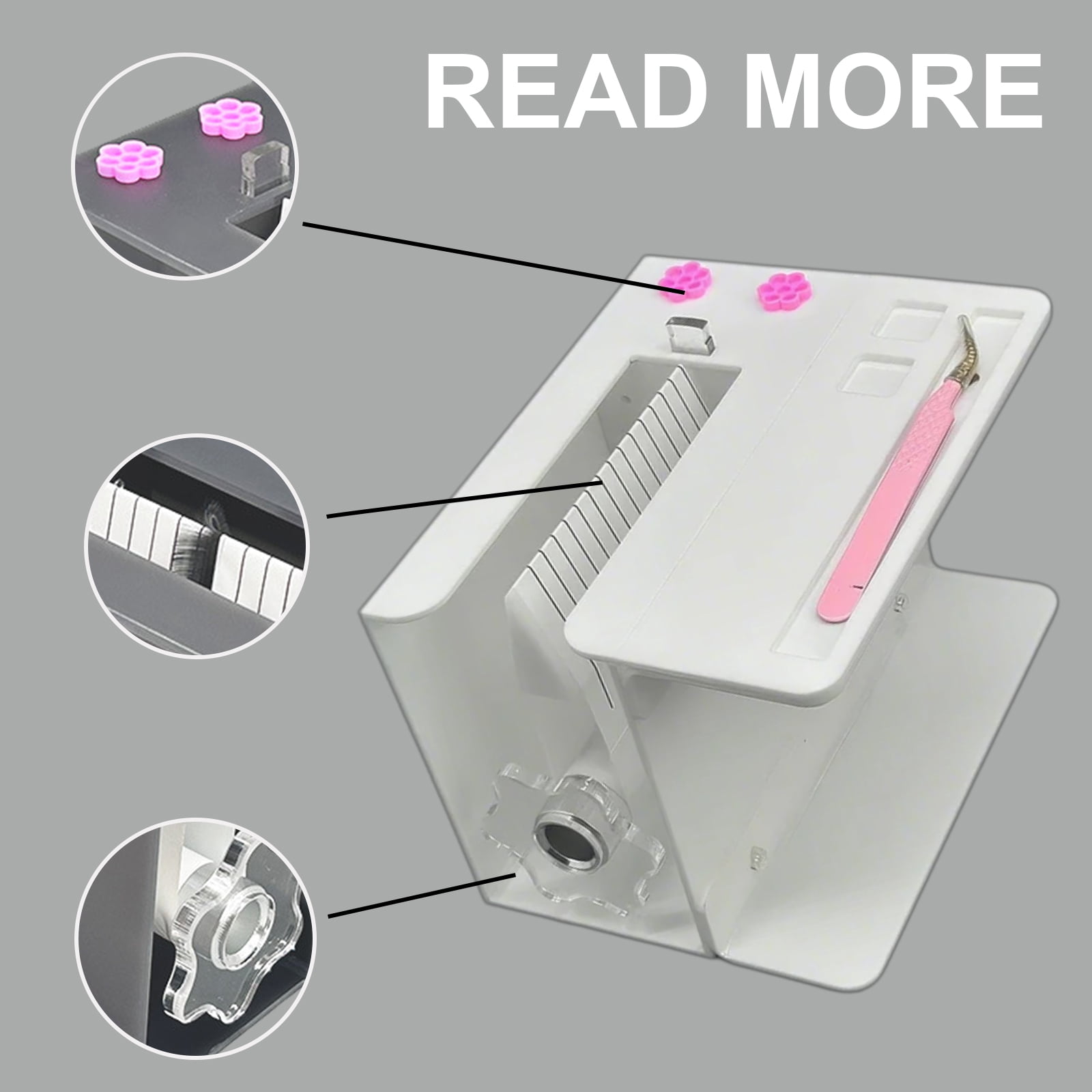 Eyelash Root Splitter Manual Eyelash Flowering Machine Lash Fan Maker Eyelash Extension Supplies Eyelash Fanning Machine