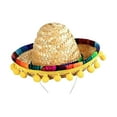 thumbnail image 2 of Sombrero Sombrero Creativo Tema Mexicano Decoración Práctico Suministros para Fiestas Elegantes Sombrero beige, 2 of 9