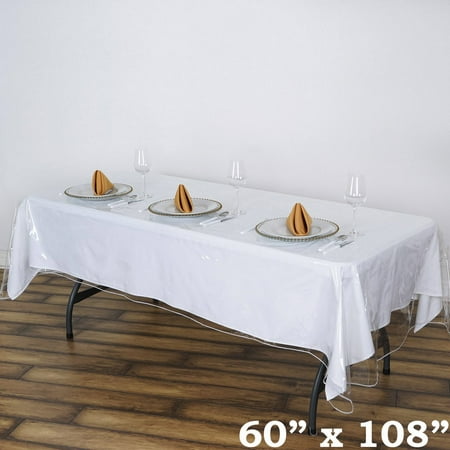 clear protector balsacircle tablecloth wipeable waterproof tables vinyl decorations indoor plastic events outdoor