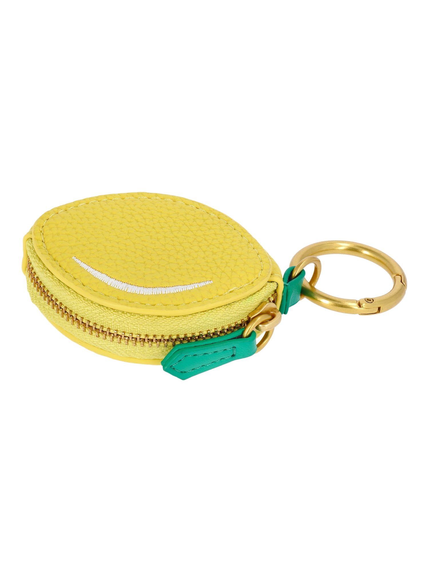 Free Assembly Women's Lemon Coin Pouch Handbag Charm with Gold O-ring