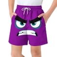 thumbnail image 1 of FcBaudy Children's Pocket Shorts Drawstring Elastic Printed Casual Swim Trunks five point pants, 1 of 8