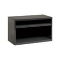 thumbnail image 2 of Lorell Open Lateral Credenza 21.9" Height x 36" Width x 18.8" Depth - Recycled - Charcoal - 1Each, 2 of 2