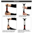 thumbnail image 3 of Juego de tapón de vacío para vino, tapón de bomba con 4 tapones de vacío para vino tinto, blanco y cerveza, acero inoxidable, mantiene el vino fresco y sabroso, color negro, 3 of 5