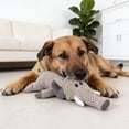 thumbnail image 5 of Durable Stuffed Animal Dog Plush Toy, Soft Interactive Squeaky Chew Toy for Puppies and Mixed Breeds, Lightweight Plushie for Small Medium and Large Dogs - Yellow, 5 of 7