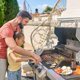 thumbnail image 5 of Cesta de parrilla de barbacoa con mango de madera Cesta de red de alambre de acero inoxidable Cocina portátil Pescado Carne Brocheta Hamburguesa Herramientas para picnic al aire libre Camping Bon, 5 of 5
