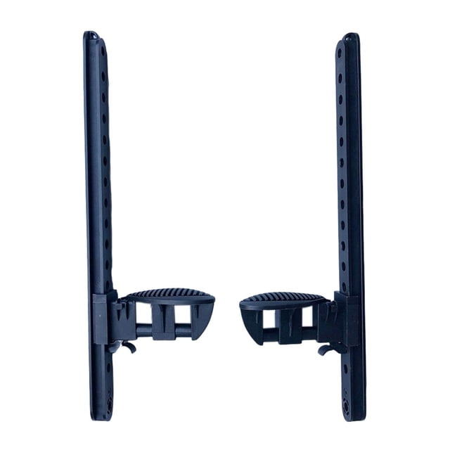 Clavijas de piezaza para Kayak Cola Clavijas ajustables para kayak de Orificio para Pedal de Canoa 16 Pulgadas Negro