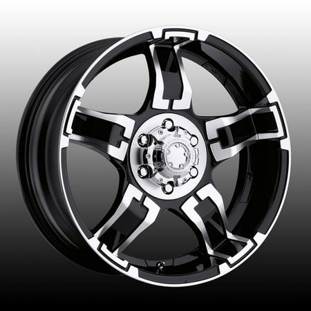 Ultra 193/194 Drifter Machined Black 15x8 6x5.5 -19mm (Best Tire For 15x8)