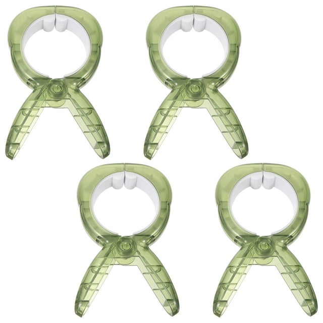 Shisuyan Clothesline Clips Metal Windproof Fix Clothes 4Pcs 4.7x2.8in For Outdoor Camping