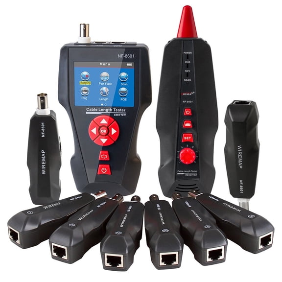 Cable Tracker Multifunction POE / PING Cable Tester RJ45 RJ11 CAT5 CAT6 Wire Locator ,Fast Responses