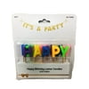 Happy Birthday Letter Candles 13ct