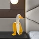 thumbnail image 4 of Estatuilla clásica de pato banana, estatua hermosa impermeable para patio interior al aire libre Likrtyny  Para estrenar, 4 of 8