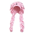 thumbnail image 5 of Satin Bonnet, Silk Sleep Cap, Hair Protection Bonnet, Adjustable Long Satin Sleeping Cap, Anti-Frizz Breakage Resistant Hair Wrap, for Curly Hair Braids Dreadlocks Long Hair Daily Home Hair Care, 5 of 6