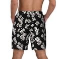 thumbnail image 4 of Uemuo Daisies Flowers Pattern Mens Swim Trunks Quick Dry Board Shorts with Mesh Lining, Stretch Beach Shorts Quick Dry No-Chafing Board Shorts-Medium, 4 of 9