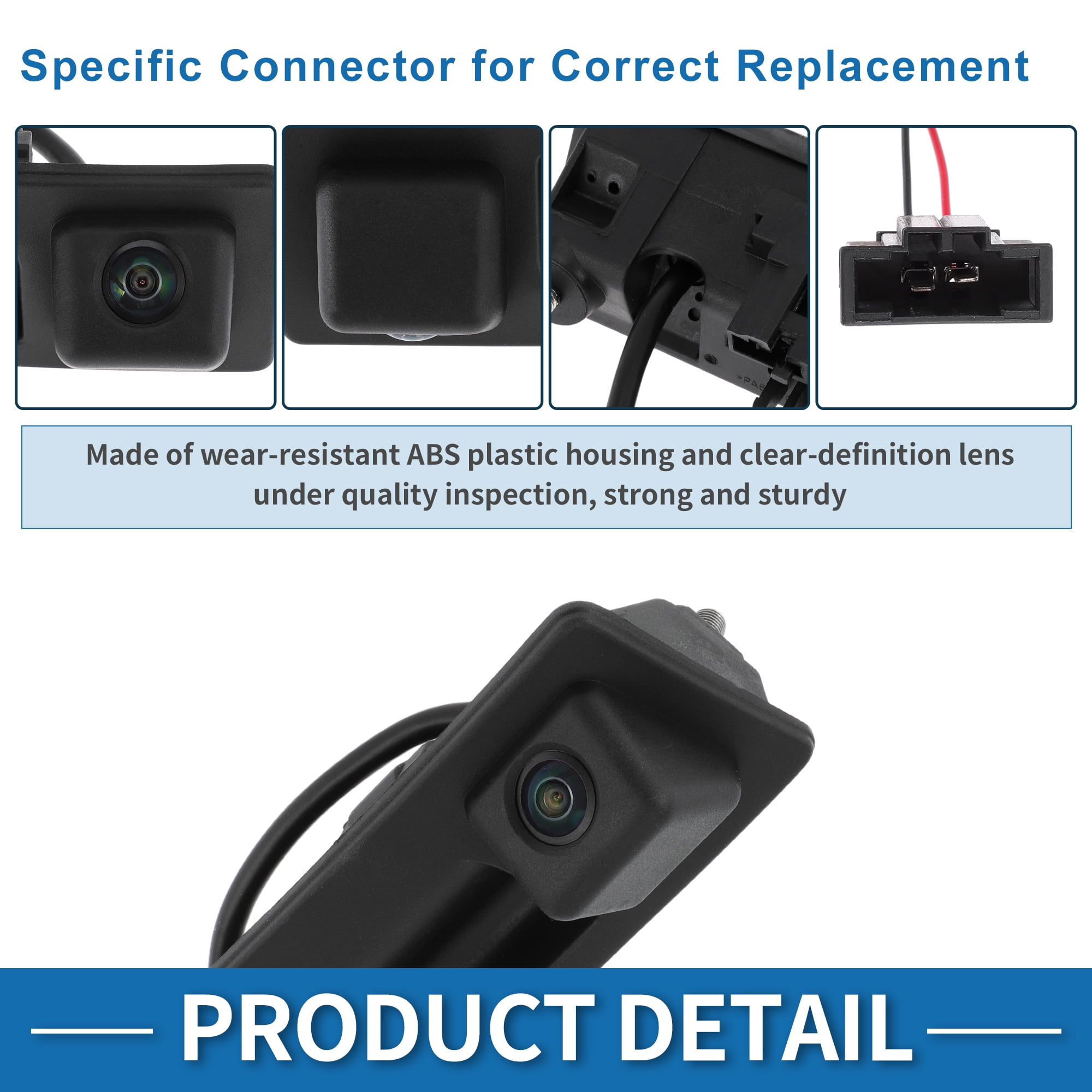 Unique Bargains Tailgate Handle Rear View Camera for Audi A4 A5 A6 A7 Q3 Q5 S4 RS5 S6 S7