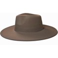 thumbnail image 3 of VERVE 8 Wide Brim Vegan Felt Rancher Hat - Women, Men, and Kids Fedora Style with Adjustable Inner Drawstring, 3 of 8