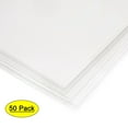 thumbnail image 1 of Hoja de PVC transparente de tamaño A4 de 0.1mm de grosor 297mm x 210mm, plástico rígido transparente, oficina, corte de bricolaje, 50 piezas, 1 of 5