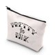 thumbnail image 1 of WCGXKO Regalo para amantes del tatuaje, regalo para artistas del tatuaje, bonito en tinta, adicto a la tinta, bolsa de maquillaje con cremallera (bonito en tinta), 1 of 5