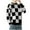 Black, variant on TFEOQRY Men's Crew Neck Sweater Checkered Patchwork Knit Long Sleeve Color Block Casual Pullover Fall Winter Top Black