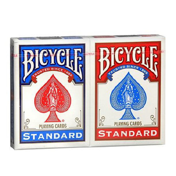 1 Deck Bicycle Rider Back 808 Standard Poker Playing Cards Red or Blue